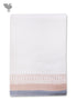 Handloom Cotton Hand Towel With Block Print Border